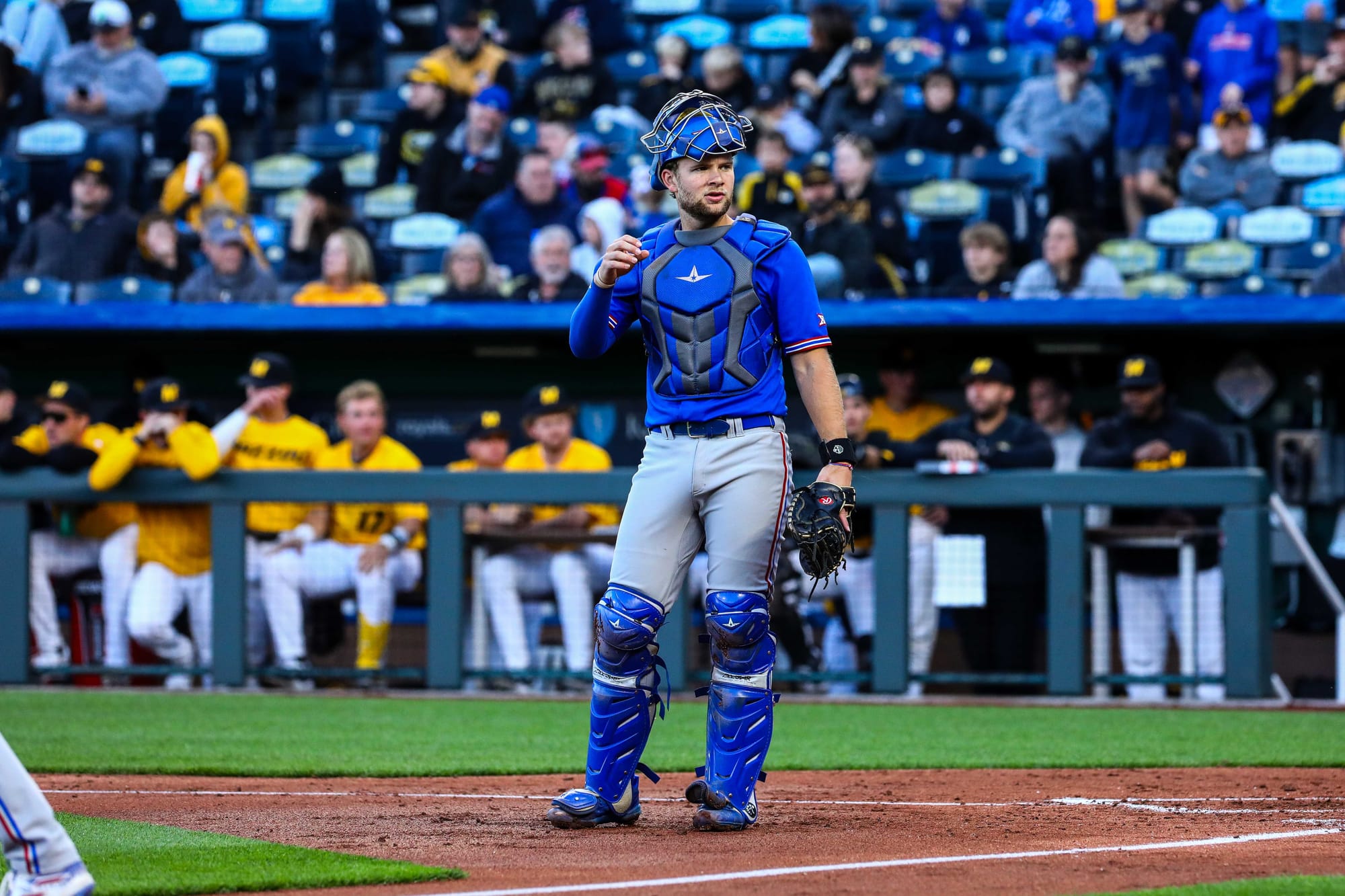 Patient approach at the plate lands Jake English in KU record book
