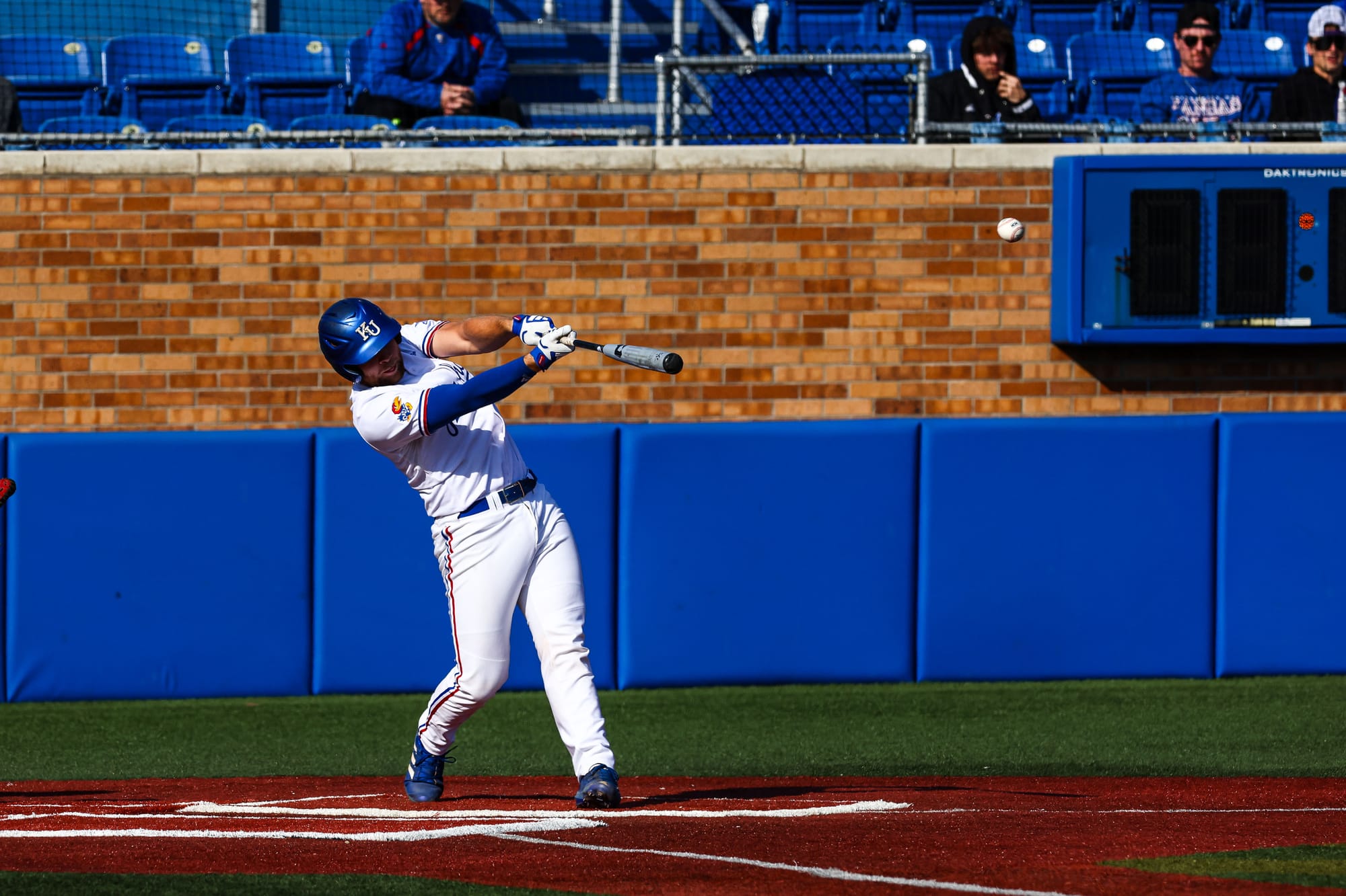 Patient approach at the plate lands Jake English in KU record book