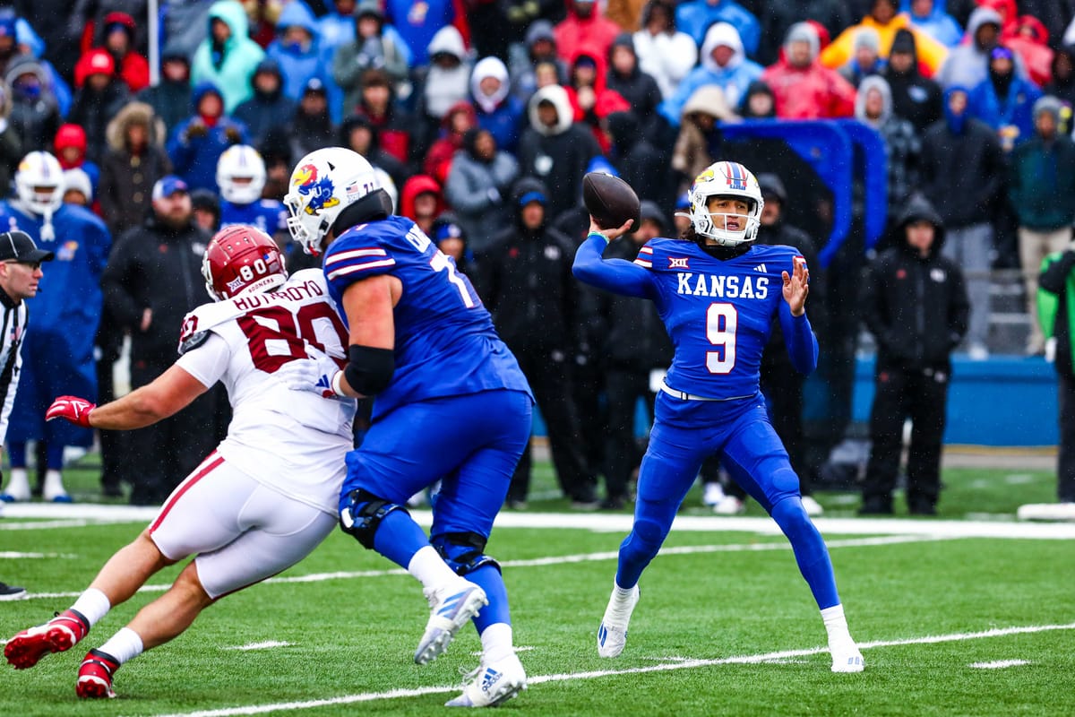 KU QB Jason Bean saves best for last — in the Jayhawks' locker room