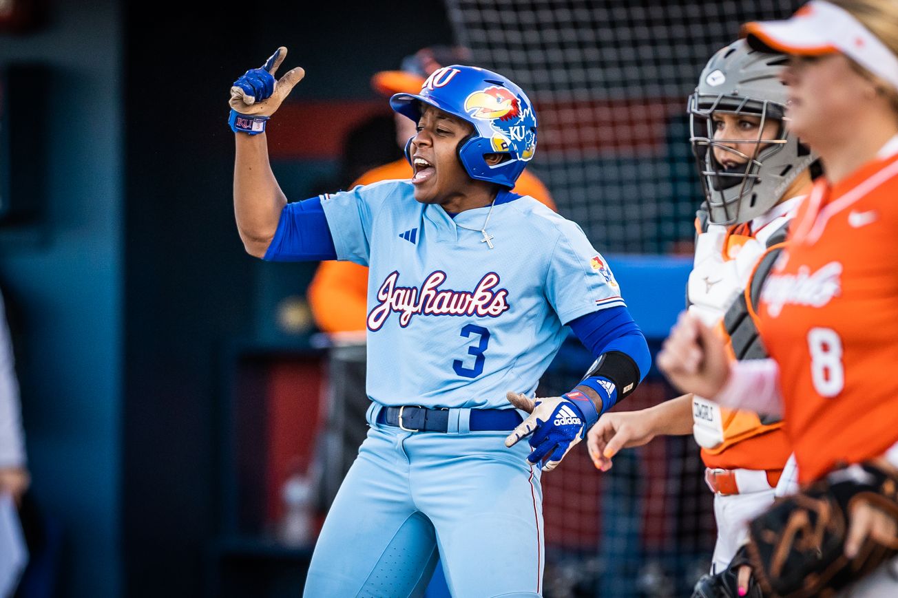 Kansas catcher Lyric Moore driven by ‘killer instincts’