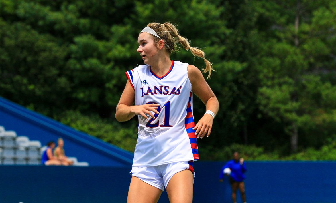 Kansas junior Hallie Klanke leading Jayhawks in more ways than one
