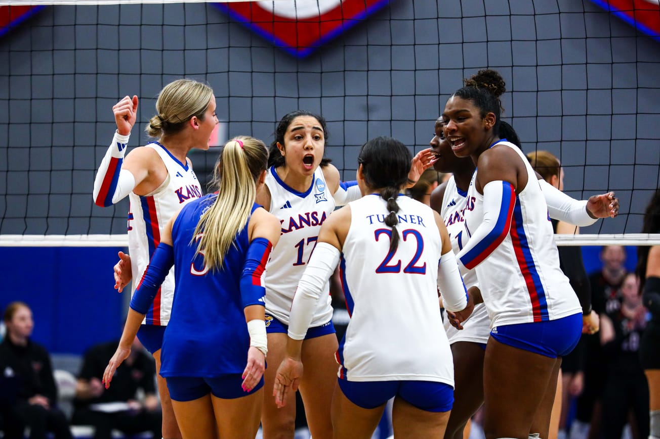 Watch: KU volleyball highlights & post-match press conference