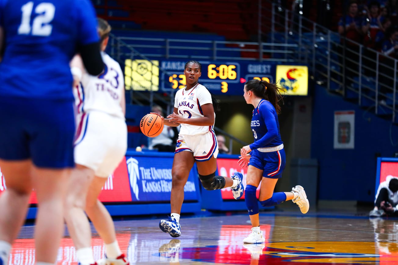Photo Gallery: KU women climb back to .500 with win
