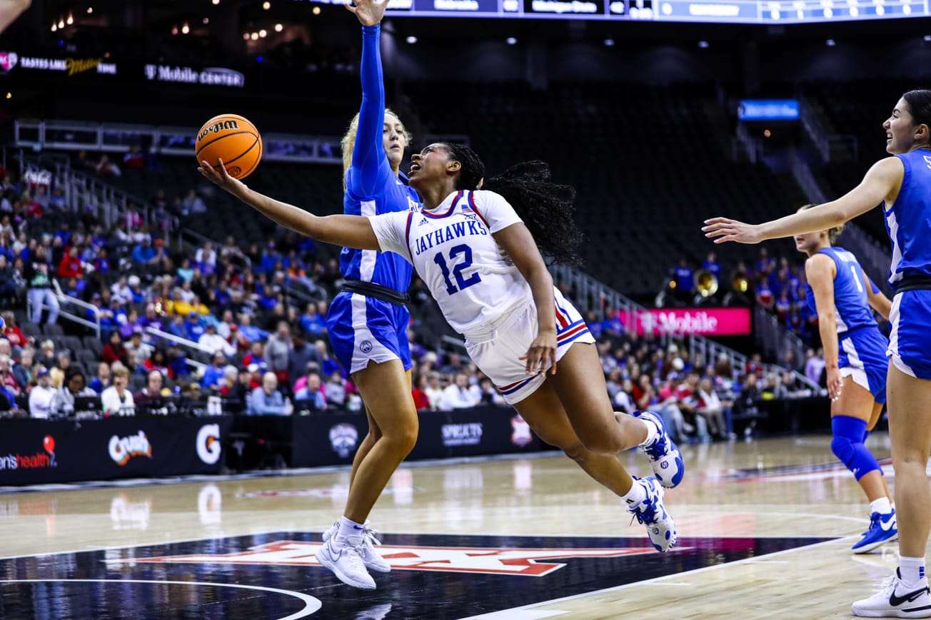 Moments That Popped: KU women top BYU to advance at Big 12 tourney