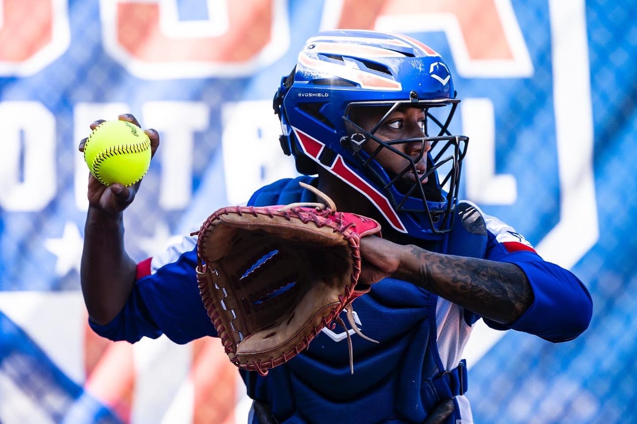 KU softball catcher Lyric Moore named 2nd team all-Big 12