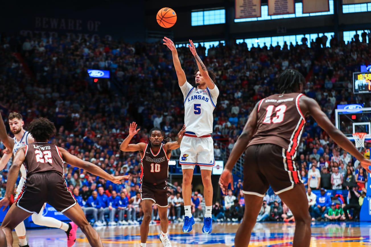Moments That Popped: No. 8 Kansas 87, Brown 53