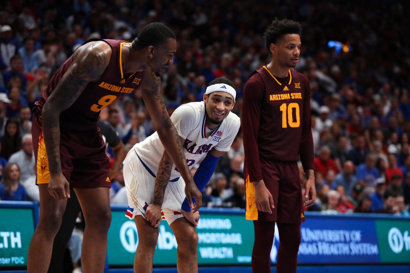 Photo Gallery: Jayhawks-Sun Devils at Allen Fieldhouse