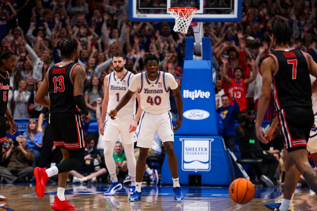 Photo Gallery: KU falls to Houston in double-OT