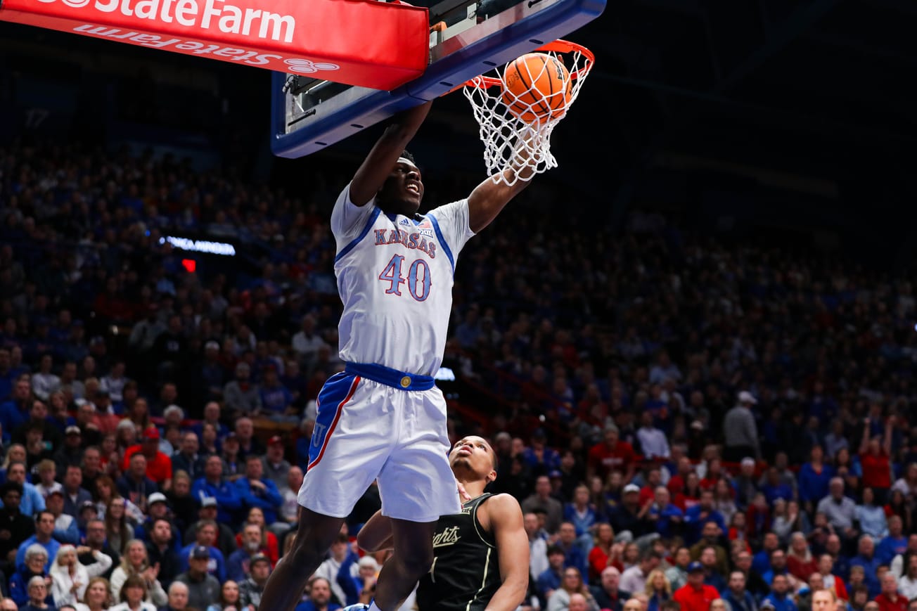 Photo Gallery: Jayhawks grind out weird win over UCF, 91-87 at AFH