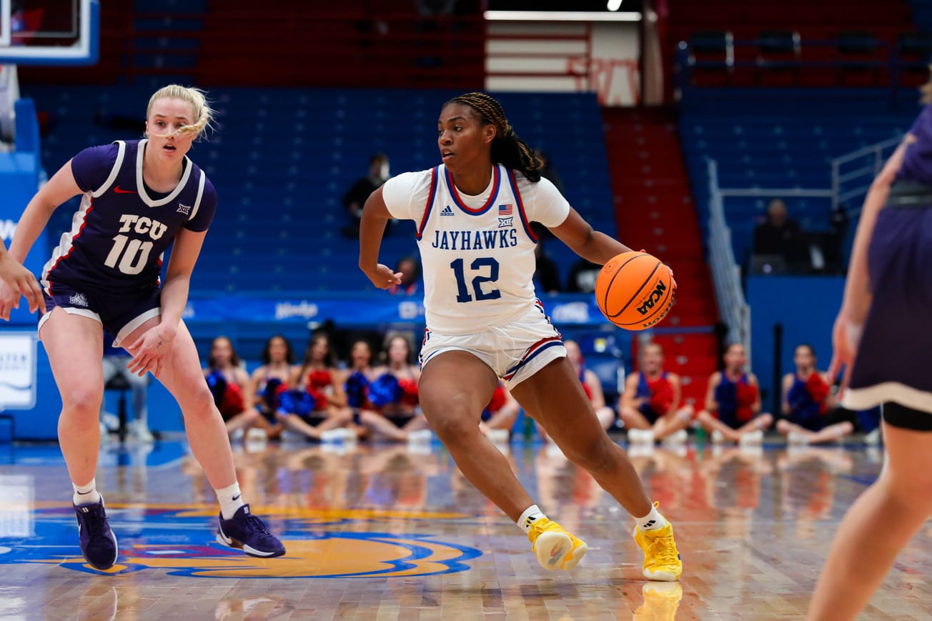 Photo Gallery: KU women battle 11th-ranked TCU to the wire