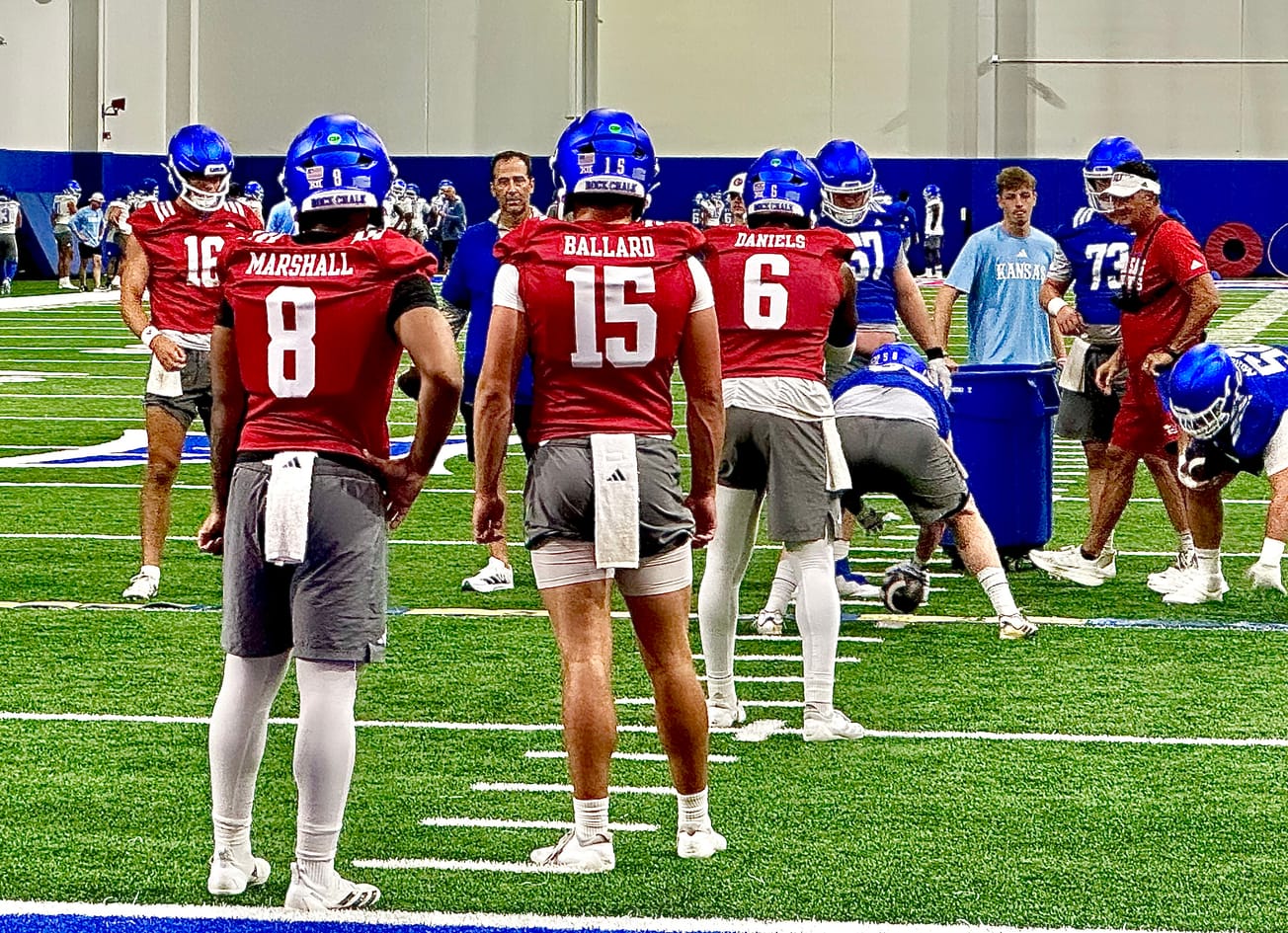 How the Jayhawks handle the battle to be the man behind the man