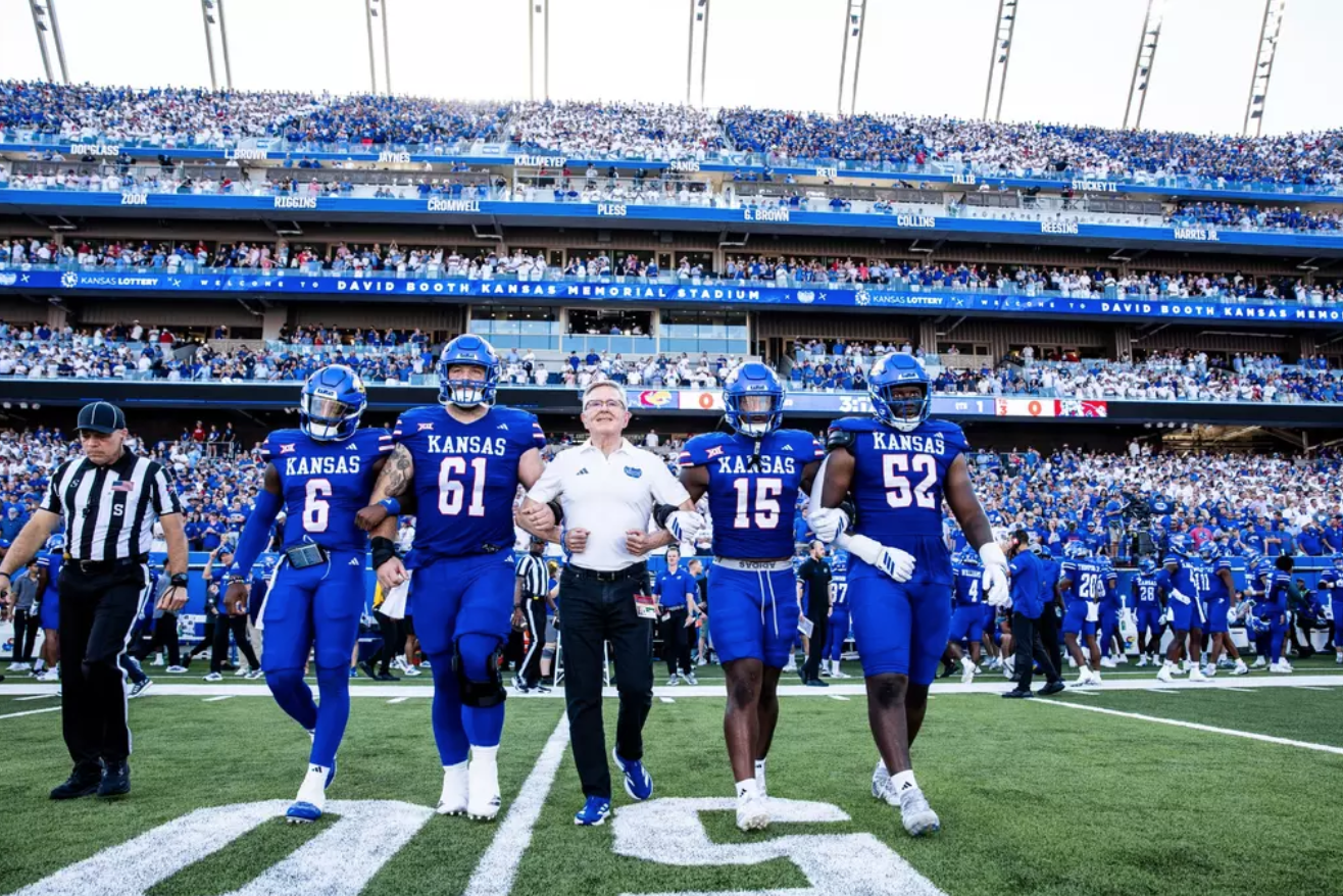 How senior D.J. Withers was selected as KU's 4th captain for the opener