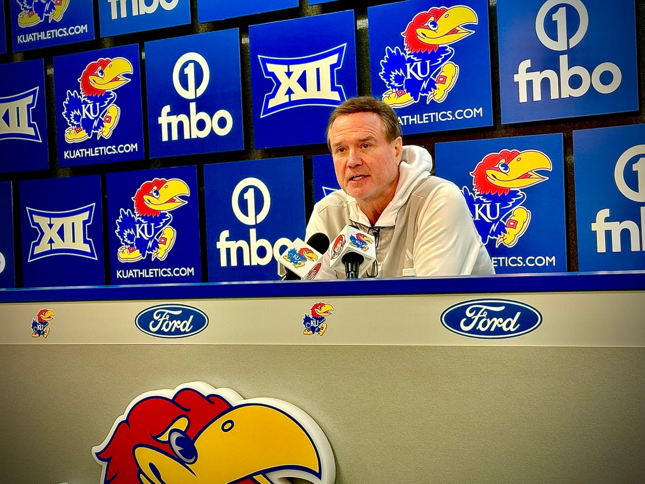 KU coach Bill Self is back at work