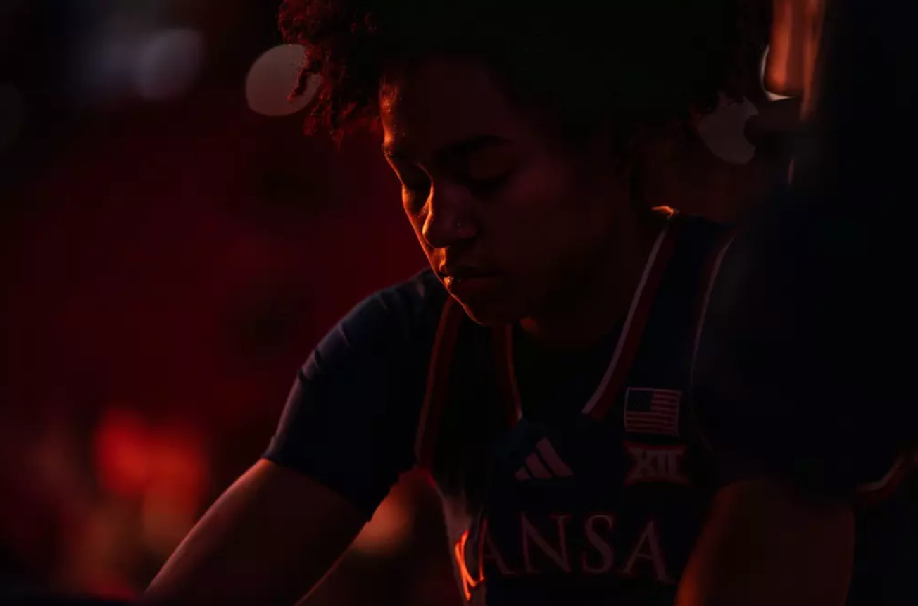 The many emotions (and fun faces) of Kansas freshman Jaliya Davis